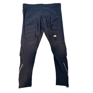The North Face‎ Womens XL TG Black Vaporwick Running Leggings Pants Zip Ankle